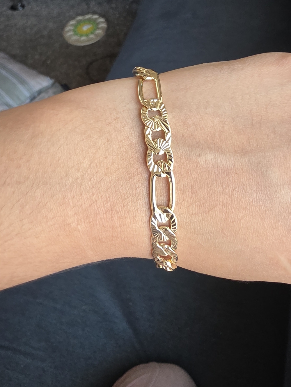 Pulsera Para Caballero Oro Laminado 14k
